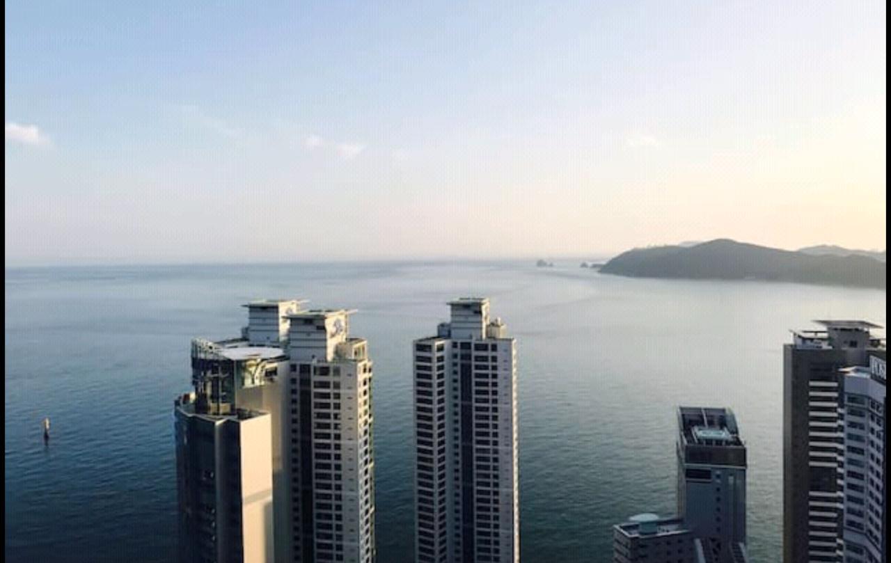 Haeundae Ocean Bridge Penthouse Busan Exterior foto